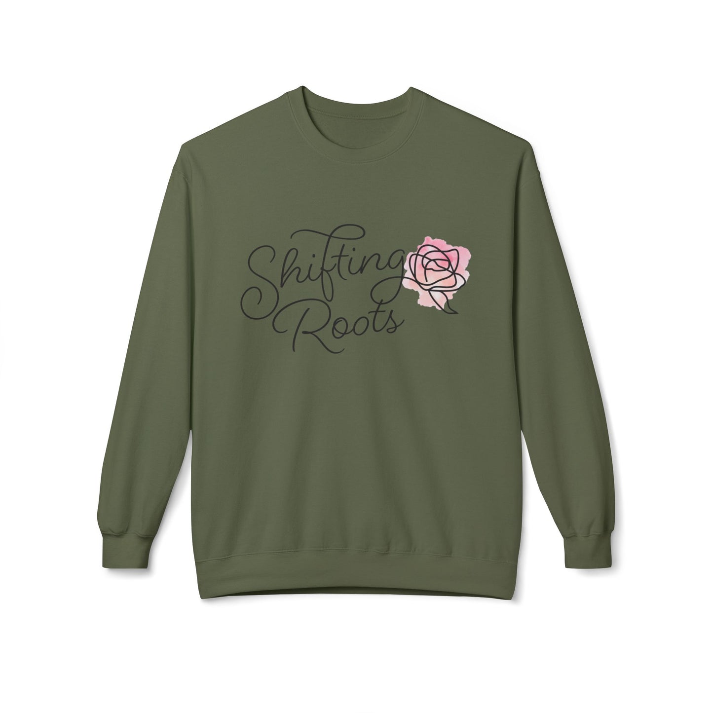 Crewneck Sweatshirt — “Shifting Roots” Logo